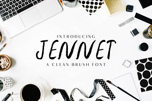 Jennet Brush 3 Font Family