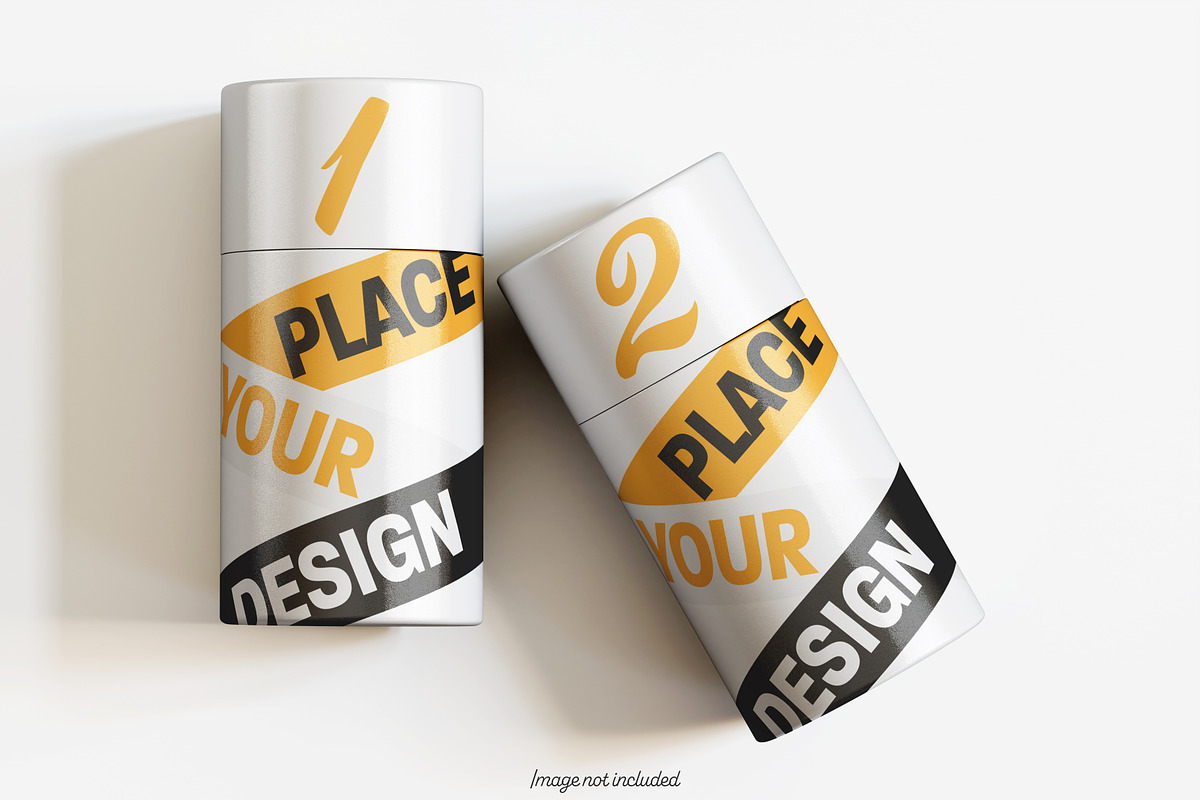Paper tube pack mockup bundles V2, a Packaging Mockup by Ambo Ampeng (Photo 2 of 26)