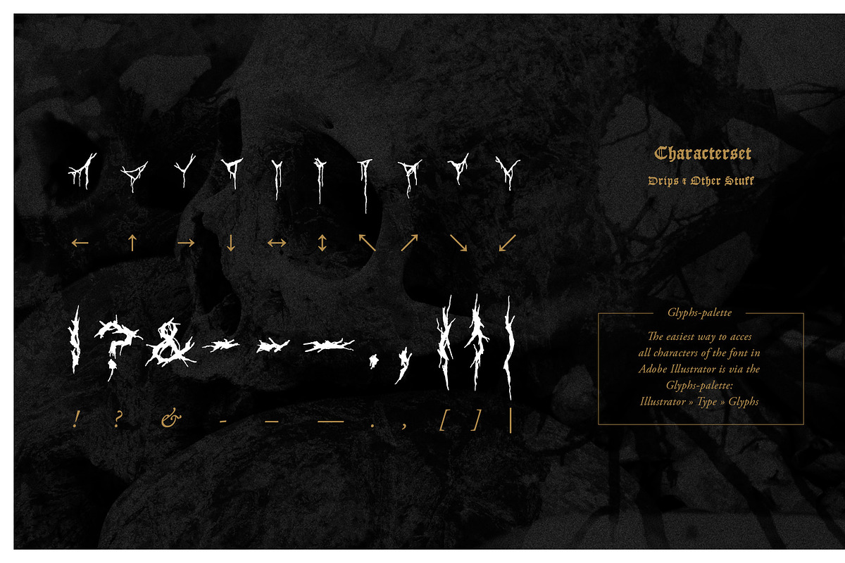 XXII Nekro, a Font by Doubletwo Studios (Photo 5 of 11)