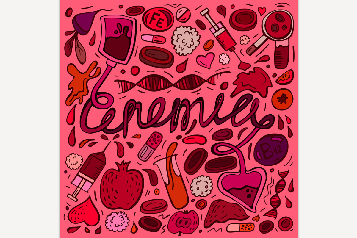 Creative anemia background, a Healthcare Illustration by Anna's Shop ...