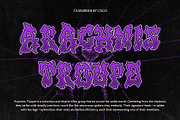 CS Murder – Black Metal Font, a Blackletter Font by Craft Supply Co. (Thumbnail 7 of 8)