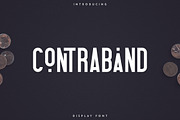 Contraband - Display font, a Sans Serif Font by VP Fonts (Thumbnail 1 of 10)