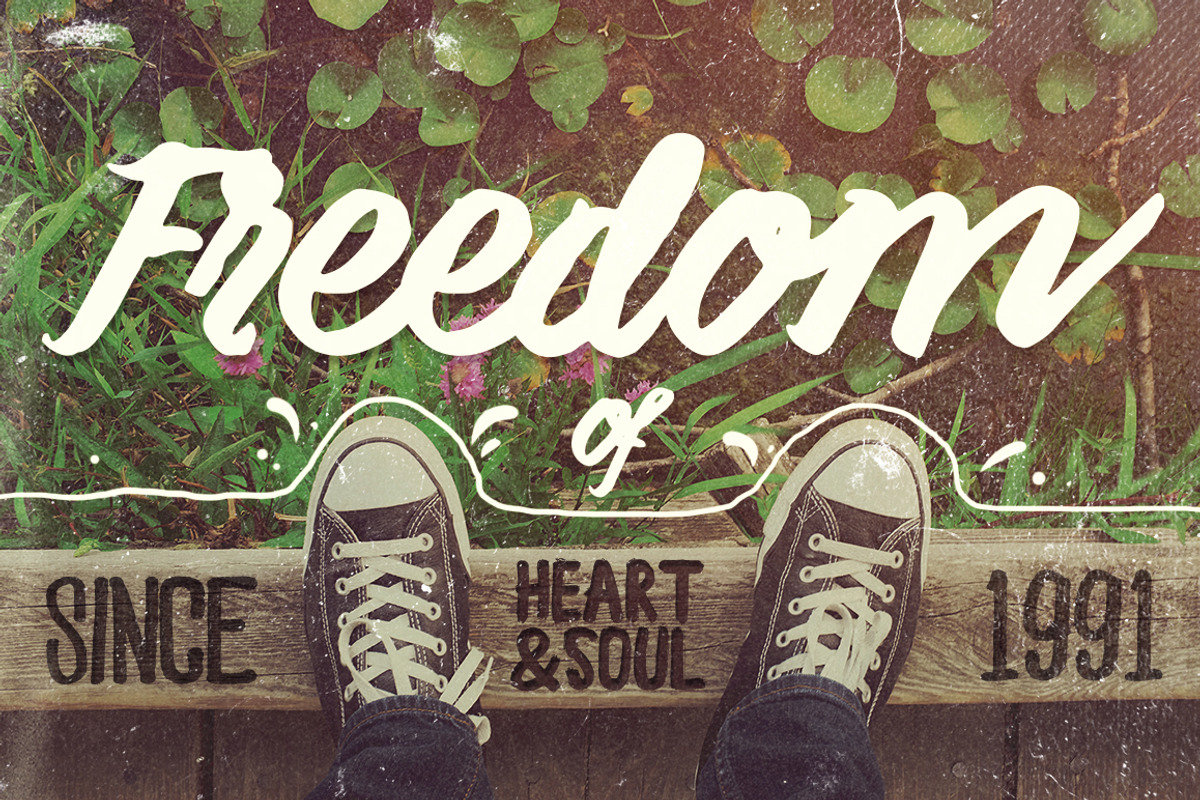 Handoubt Typeface preview 2