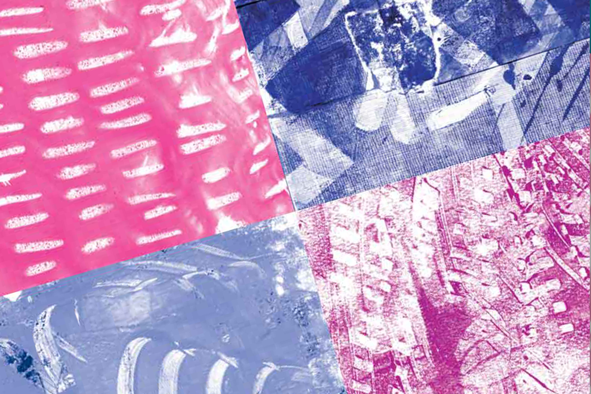 Bright Graffiti Painted Papers, a Pattern Graphic by Liz Plummer (Photo 5 of 5)