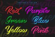 Bluesky OpentypeSVG Font, a Script Font by Blankids Studio (Thumbnail 3 of 9)