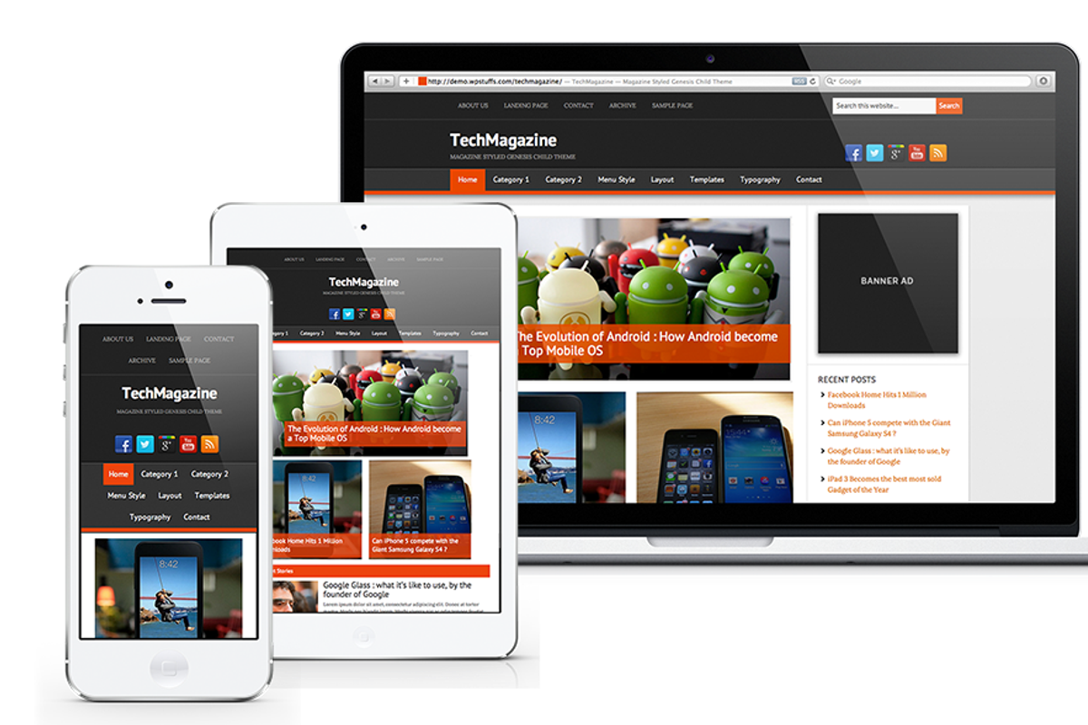 TechMagazine – Genesis 2 Child Theme, a WordPress Template by WPStuffs (Photo 5 of 5)