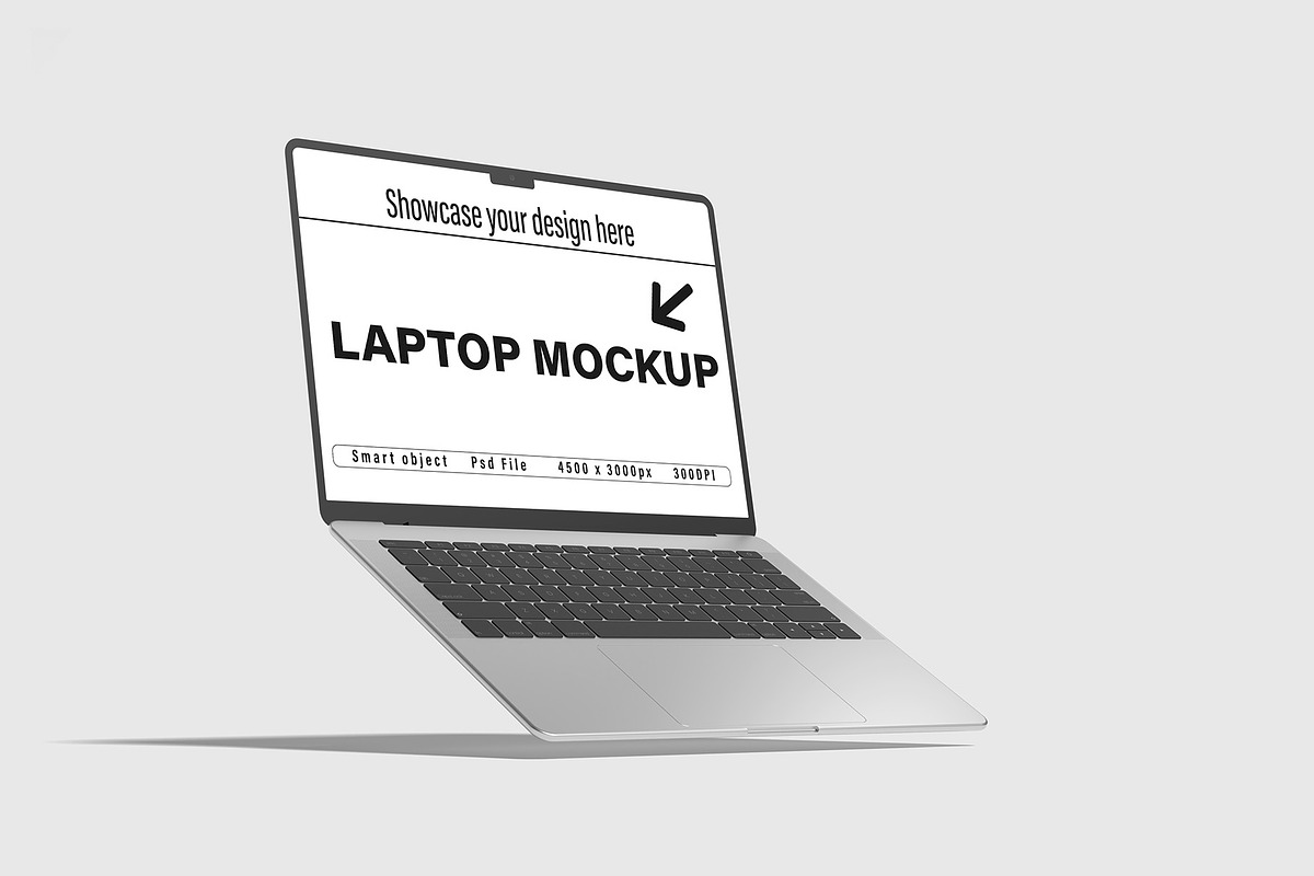 Isometric laptop mockup, a Mac Mockup by Graphicbars (Photo 11 of 20)