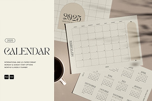 2025 Calendar & Planner, a Templates & Theme by May Motif