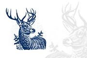 130 American Animals illustrations, an Animal Illustration by Nocturnal Wolf (Thumbnail 7 of 13)