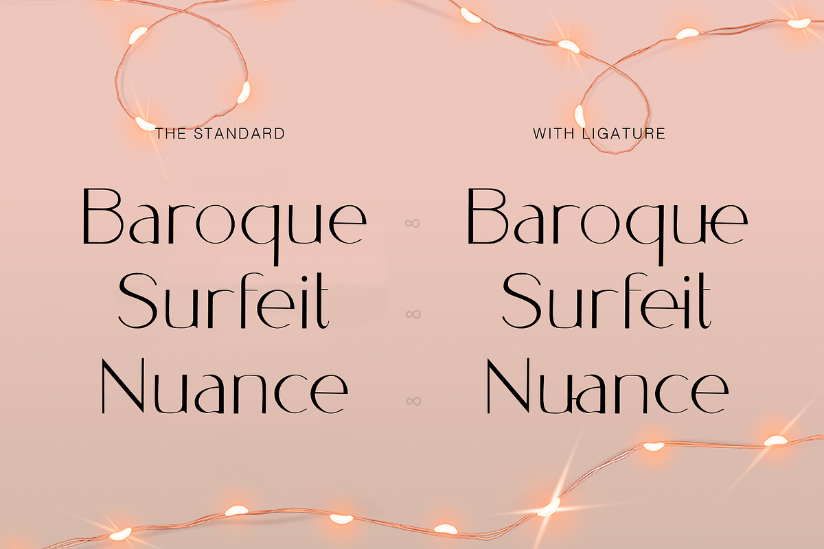 Gabrieli - Fancy Modern Sans Display, a Sans Serif Font by Cloverons (Photo 3 of 14)