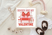 Valentine's Day Bookish PNG, an Illustration by CraftArtStudio (Thumbnail 4 of 4)