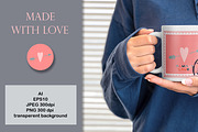 Postage stamps romantic for Valentin, an Illustration by Big Squirrel (Thumbnail 4 of 7)