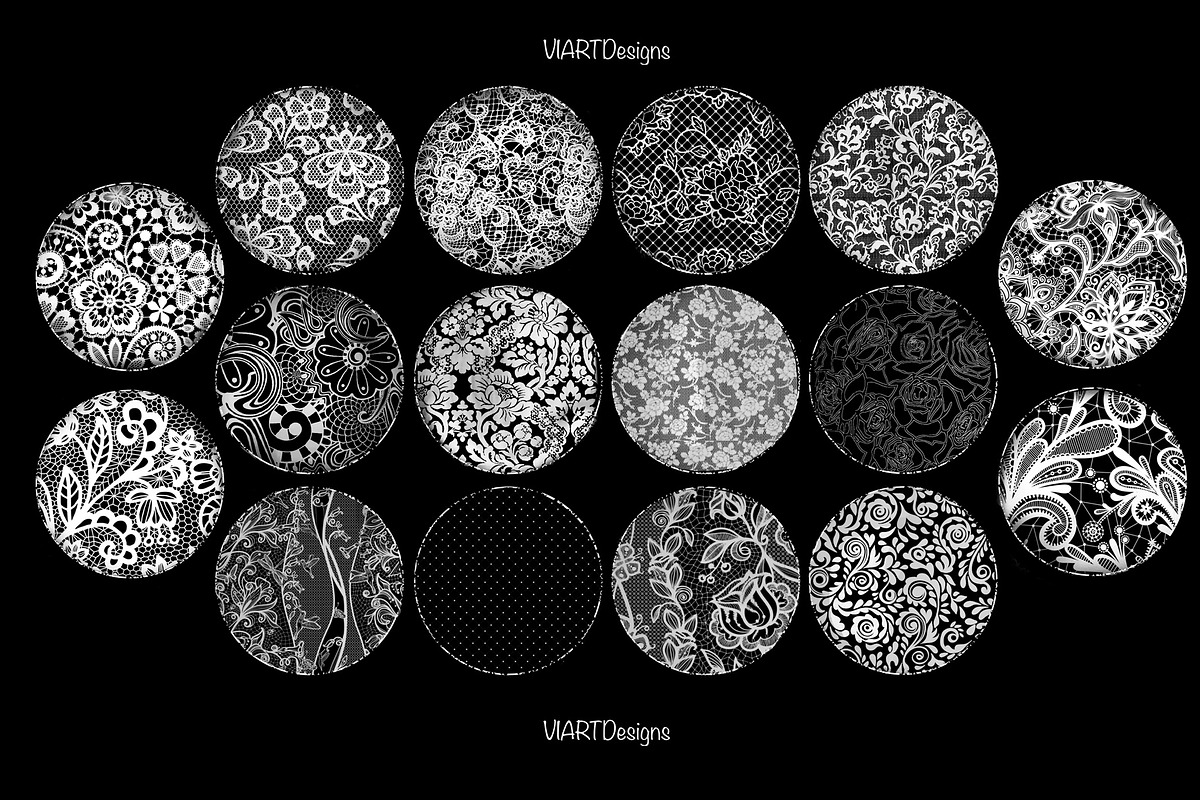 Lace texture brushes for Procreate