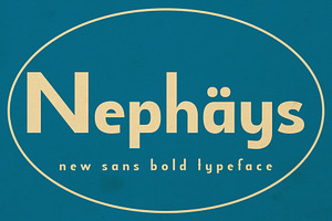 Nephays Typeface