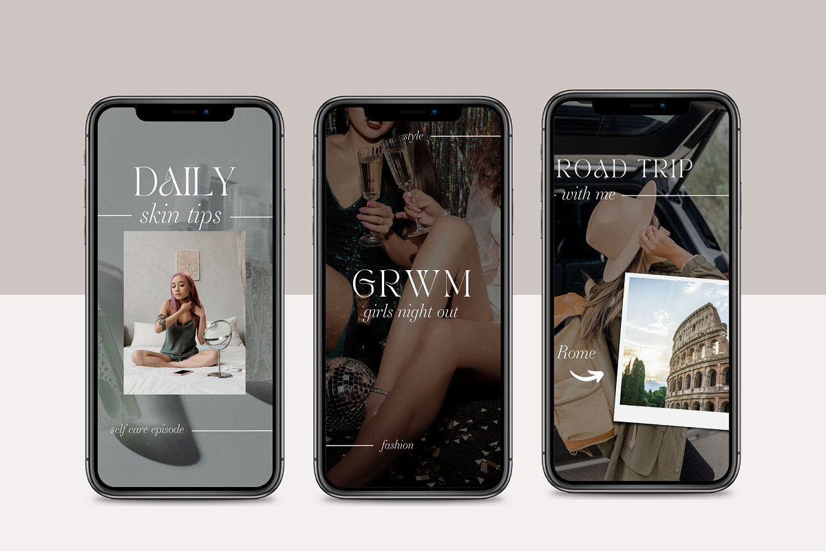 Influencer Reel Cover Templates, a Social Media Template by design4social (Photo 3 of 9)