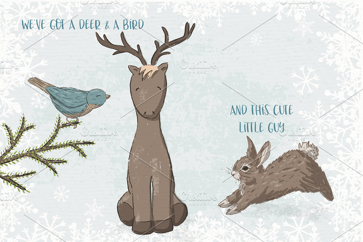 Christmas Gnomes & Friends, an Animal Illustration by DreamONprints (Photo 13 of 14)