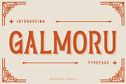 Galmoru - Vintage Font, a Font by Nirmana Visual (Thumbnail 1 of 7)