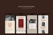 Bold Red Canva Instagram Template, a Social Media Template by And Done Studio (Thumbnail 8 of 8)