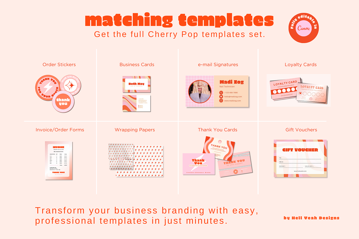 Cherry Instagram Story Templates, a Social Media Template by Hell Yeah Designs (Photo 8 of 8)