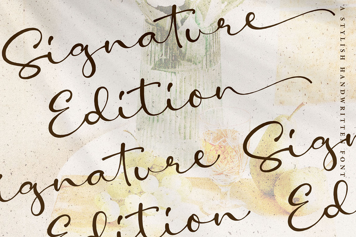 Amelia Stanley - Signature Script, a Script Font by Kotak Kuning Studio (Photo 4 of 10)