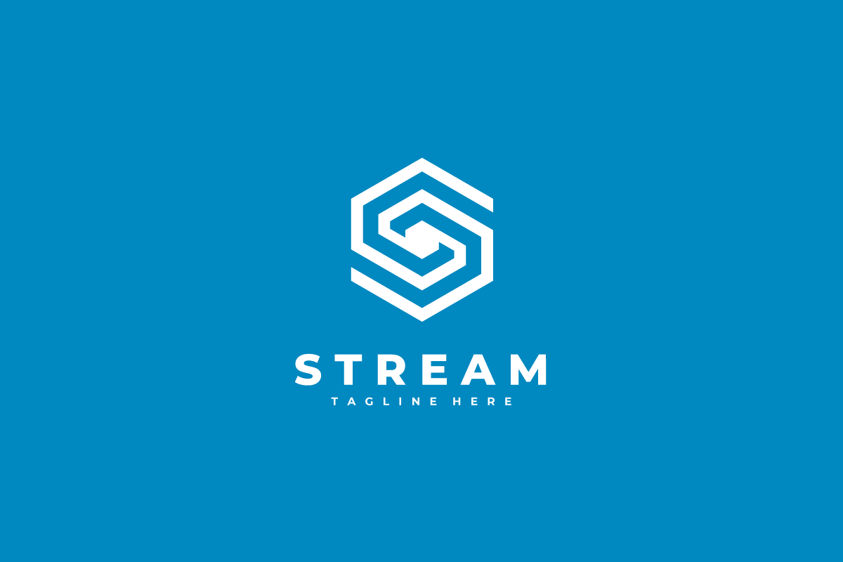 Stream - Geometric Letter S Logo, a Branding & Logo Template by yopie (Photo 2 of 3)
