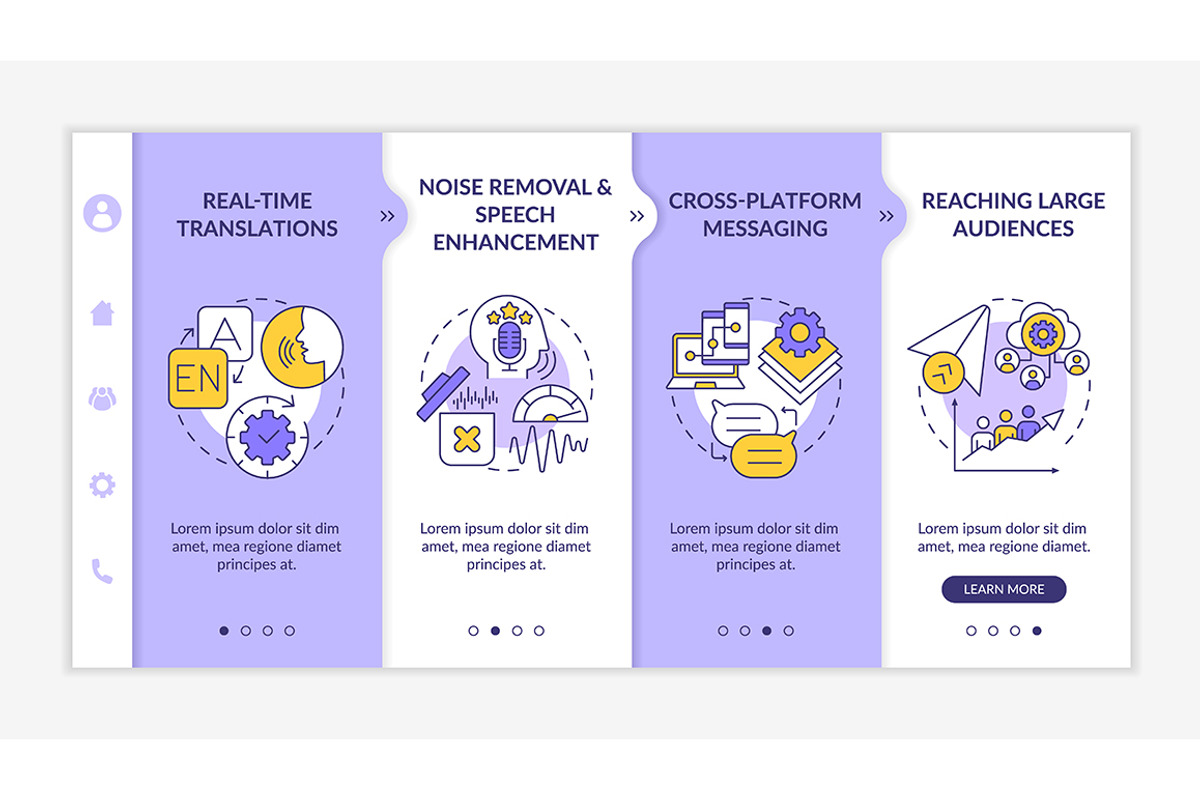 Instant messaging features template, a Templates & Theme by IMG Visuals