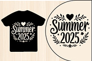 Summer T shirt SVG Design Set, an Object Graphic by Designer_Momina (Thumbnail 7 of 9)