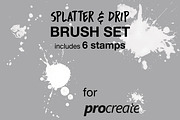 Splatter & Drip Stamp Brush Set, a Brush Add-On by Nancy Ingersoll (Thumbnail 6 of 6)