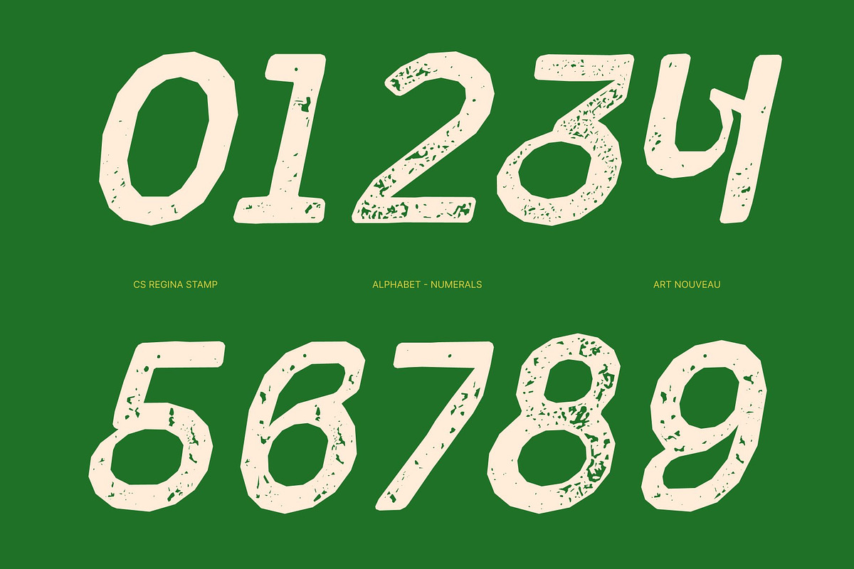 CS Regina Stamp, a Sans Serif Font by Craft Supply Co. (Photo 4 of 8)