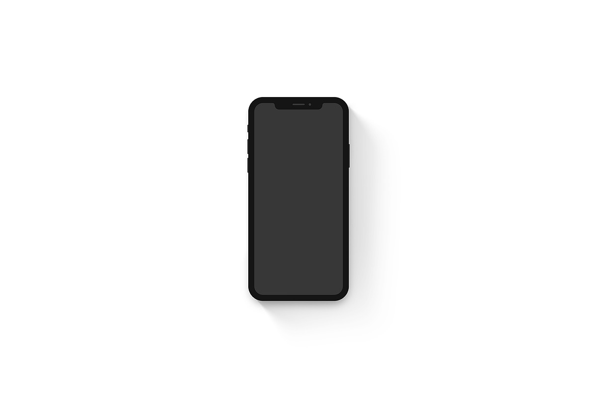 20 Minimalist & Flat Devices Mockups, an iPhone Mockup by Asylab (Photo 78 of 97)