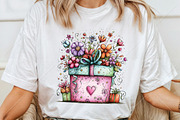 Watercolor Birthday Clipart Bundle, a Seasonal Illustration by Canvas Craft (Thumbnail 6 of 10)