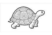 Turtle Line Art Illustration Bundle, an Illustration by Creativeshirt (Thumbnail 47 of 48)