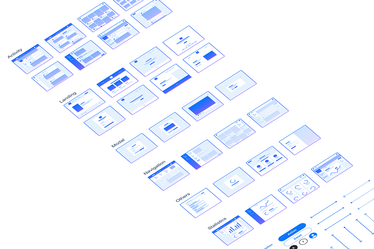User Flow Frames - UX Kit Sketch, an Object Graphic by Luc Chaissac (Photo 4 of 4)