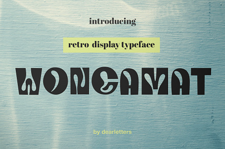 Wongamat - Display Typeface