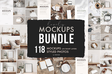 118 Lovely mockups & photos bundle, a Print Template by Tabita's shop