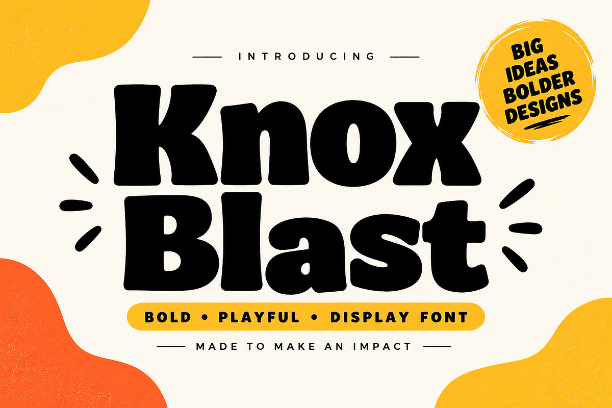 Knox Blast, a Script Font by Wow Magic (Photo 1 of 4)