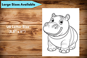 Baby Animal Coloring Pages for Kids, a Brochure Template by LA Design (Thumbnail 10 of 10)