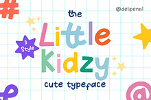 Little Kidzy – Cute Handwriting Type