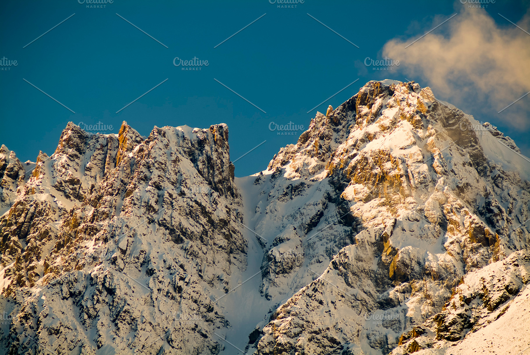 Snow Capped Mountains, a Nature Photo by THP Creative