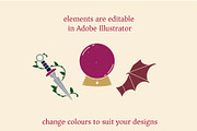 Romantasy Romance Book Clipart, an Object Illustration by Ginny and Sam (Thumbnail 11 of 16)