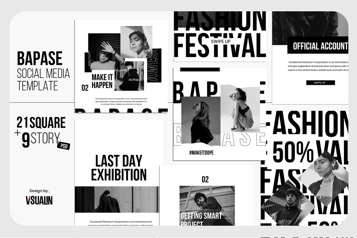 Bapase Social Media Template, a Social Media Template by Visualin.std (Photo 2 of 11)