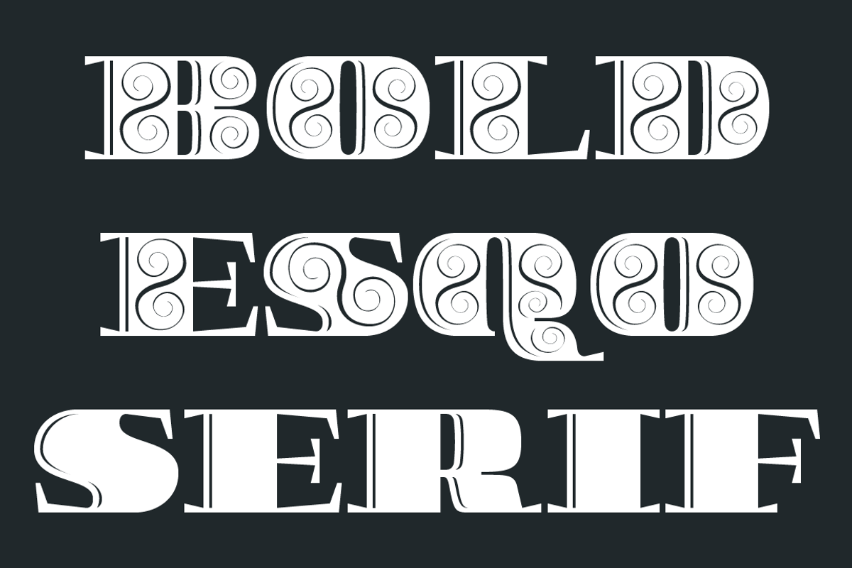 Boldesqo Serif 4F (Family)