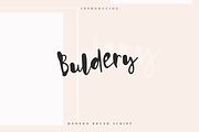 Buldery, a Script Font by Larin Type Co. (Thumbnail 1 of 10)