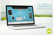 FreshDesign - Portfolio PSD Template, a Websites & App Template by FreshPixels (Thumbnail 2 of 5)