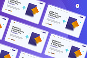 Business Consultant Hero Header, an UI Kit Template by SquidPixey (Thumbnail 2 of 2)