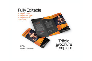 Trifold Brochure Template, a Brochure Template by YUDesignStore
