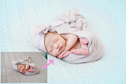 Newborn Backdrop Overlays-PS + PSE, an Action Add-On by ElyanaIvette (Thumbnail 7 of 7)