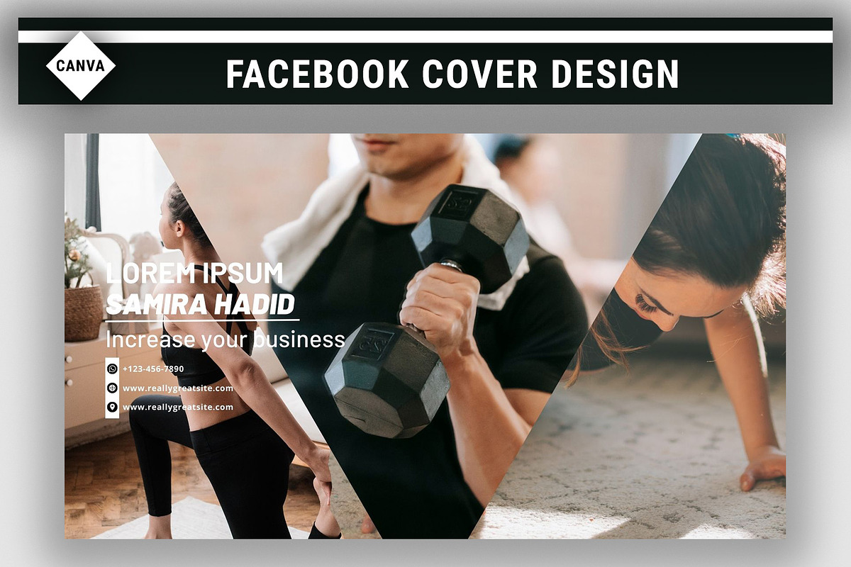 Workout Facebook Cover, a Templates & Theme by MNT-Creator