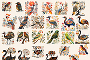 Australian Bird Clipart Folk Art PNG, an Animal Illustration by Daring Digies (Thumbnail 7 of 10)