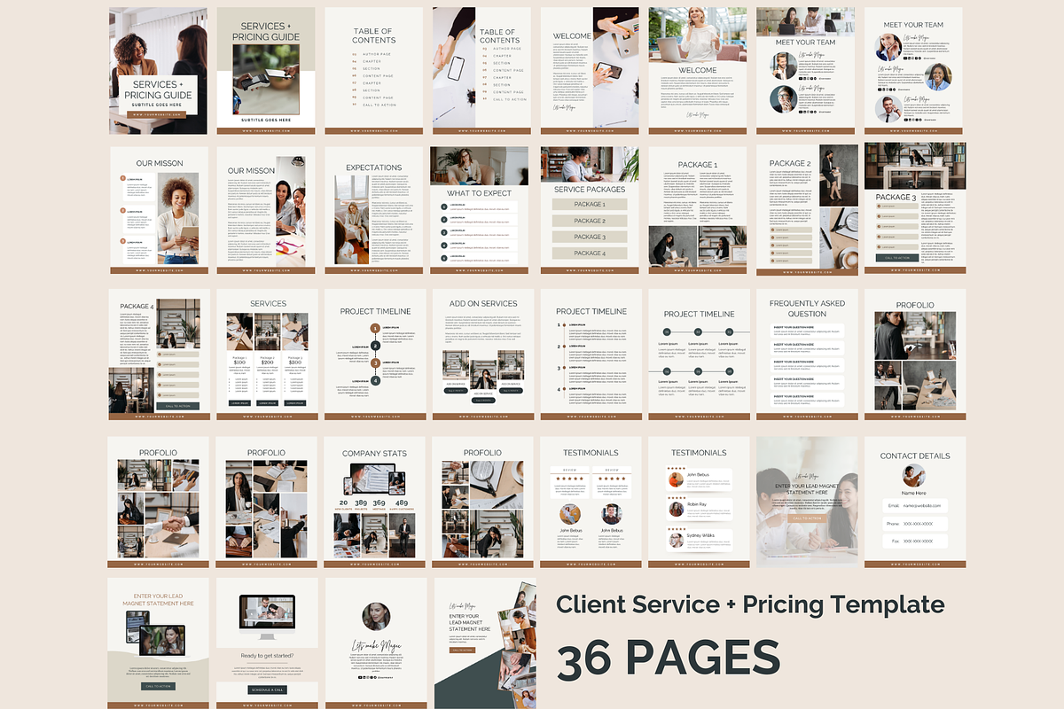 Service + Pricing Guide Template, a Magazine Template by Social Assumptions (Photo 2 of 15)